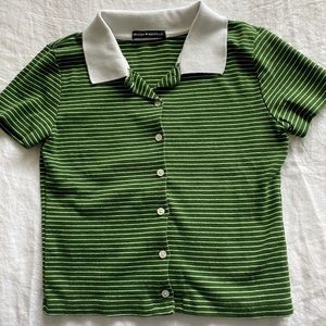 Brandy Melville Cropped Polo Shirt